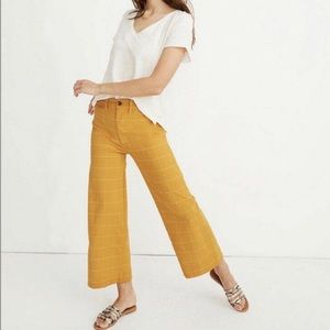 Madewell Emmett Wide Windowpane Check Size 28